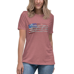 "I established the Constitution of this Land" Short Sleeve Women's Fashion Fit T-Shirt