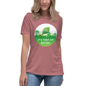 CO2 It's Part of Nature Short Sleeve Women's Fashion Fit T-Shirt