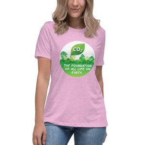 CO2 The Foundation Of All Life On Earth Short Sleeve Women's Fashion Fit T-Shirt