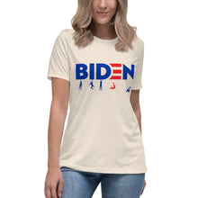Load image into Gallery viewer, &quot;BIDEN Leaving Americans Behind&quot; Women&#39;s Fashion Fit T-Shirt
