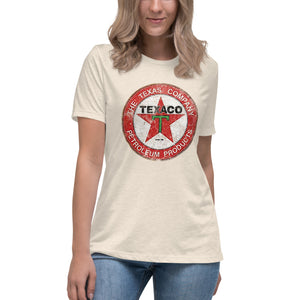 "Texaco Shield" Short Sleeve Women's Fashion Fit T-Shirt