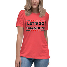 Load image into Gallery viewer, &quot;Let&#39;s Go Brandon&quot; Women&#39;s Fashion Fit T-Shirt
