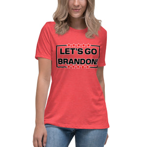 "Let's Go Brandon" Women's Fashion Fit T-Shirt