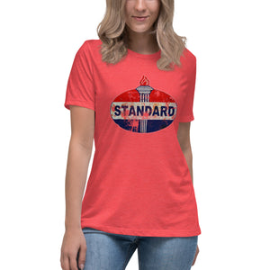 "Standard Oil" short sleeve Women's Fashion Fit T-Shirt