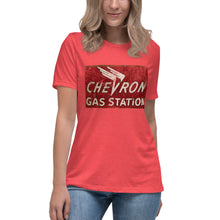 Load image into Gallery viewer, &quot;Chevron Gasoline Station&quot; Short Sleeve Women&#39;s Fashion Fit T-Shirt
