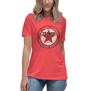"Texaco Shield" Short Sleeve Women's Fashion Fit T-Shirt