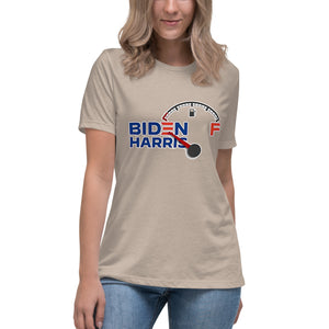 "Biden Harris on Empty" Women's Fashion Fit T-shirt