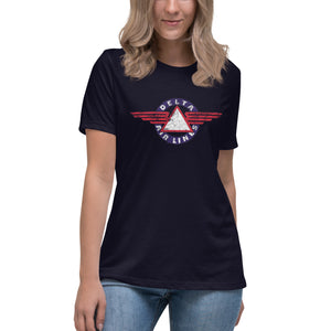 Delta Airlines Short Sleeve Women's Fashion Fit T-Shirt