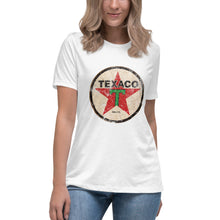 Load image into Gallery viewer, &quot;Texaco Oil Sign&quot; short sleeve Women&#39;s Fashion Fit T-Shirt
