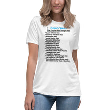 Load image into Gallery viewer, Democrat Hoaxes Short Sleeve Women&#39;s Fashion Fit T-Shirt
