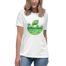 Load image into Gallery viewer, CO2 The Foundation Of All Life On Earth Short Sleeve Women&#39;s Fashion Fit T-Shirt
